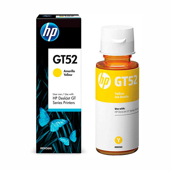 Tinta amarilla HP GT52 (M0H56AL) rendimiento aprox. 8,000 pags.