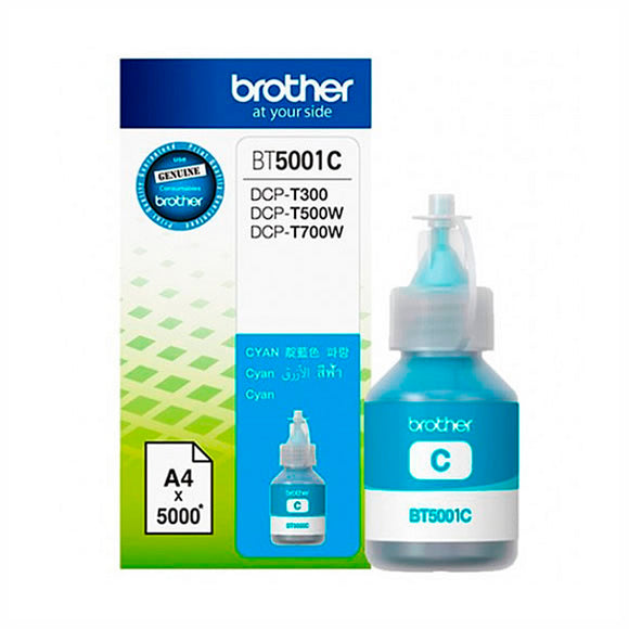 Tinta Brother BT5001C Cyan rend. aprox. 5,000 pags.