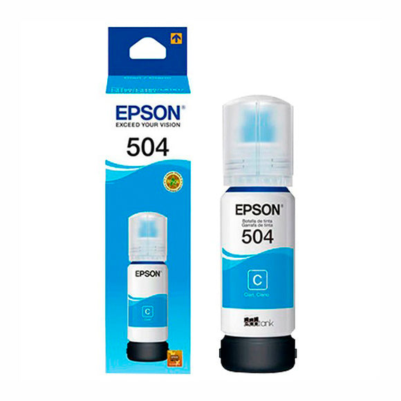 Tinta Epson T504220 cyan, rend. aprox. 4,000 pags.
