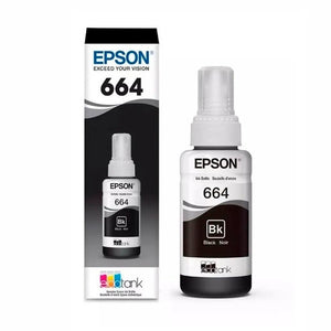 Tinta Epson T664120 negra, rend. aprox 4,000 pags.