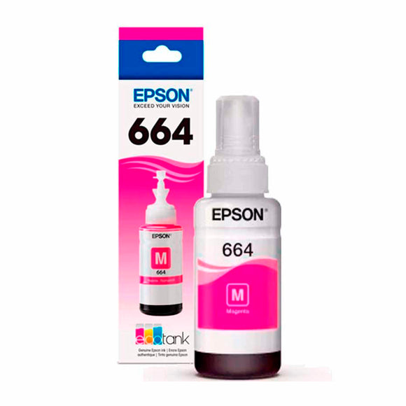 Tinta magenta Epson T664320 rendimiento aprox. 6,500 pags