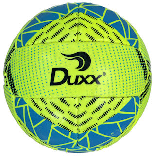 Balon Duxx Soccer Cosido A Mano Neon/Azul # 5