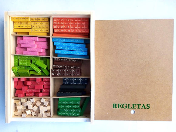 Regletas Matemáticas Lisas De Madera, Cuisenaire Con 291 Pzs